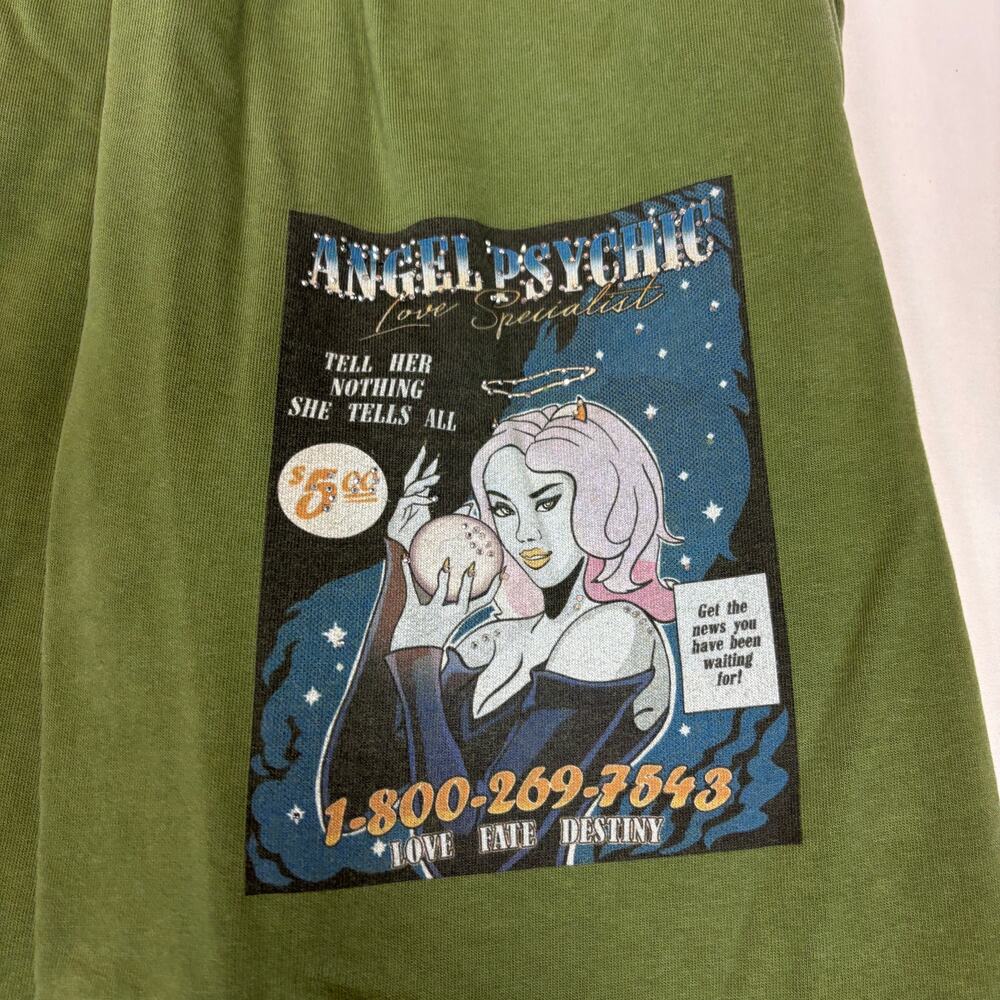 Boys Lie Angel Psychic V2 Sweatpants Olive Women's Small Loungewear Y2K - Picture 3 of 13